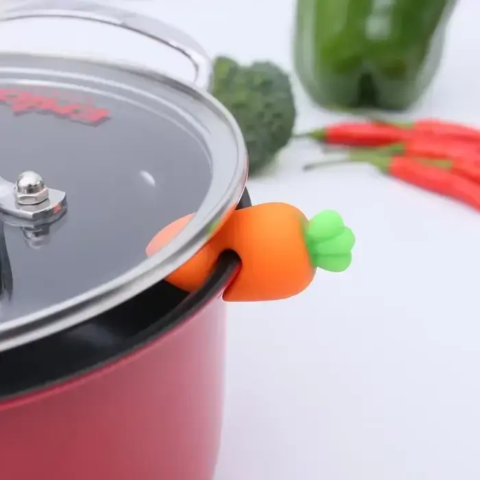 Couvercle de Pot Anti-Déversement en Silicone T1