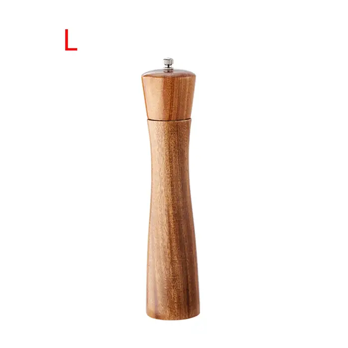 1PC-moulin à poivre en bois ; secoueur
