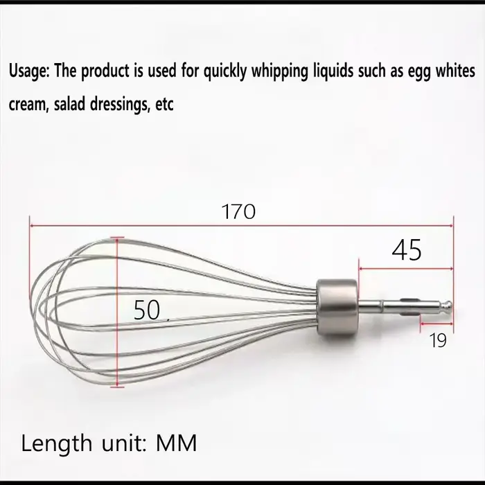Batteur mélangeur en acier inoxydable pour Braun MQ325 MQ505 MQ525 MQ5025 MQ725 MQ785 MQ787