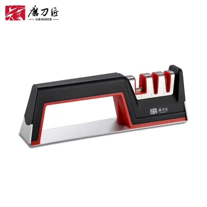 Système d'affûtage professionnel pour couteaux de cuisine GRINDER, en carbure et céramique, machine