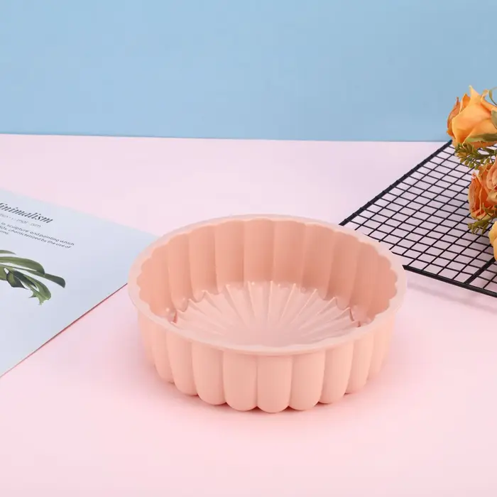Moule à gâteau rond multifonctionnel en Silicone, résistant aux hautes températures, moule de cuisso