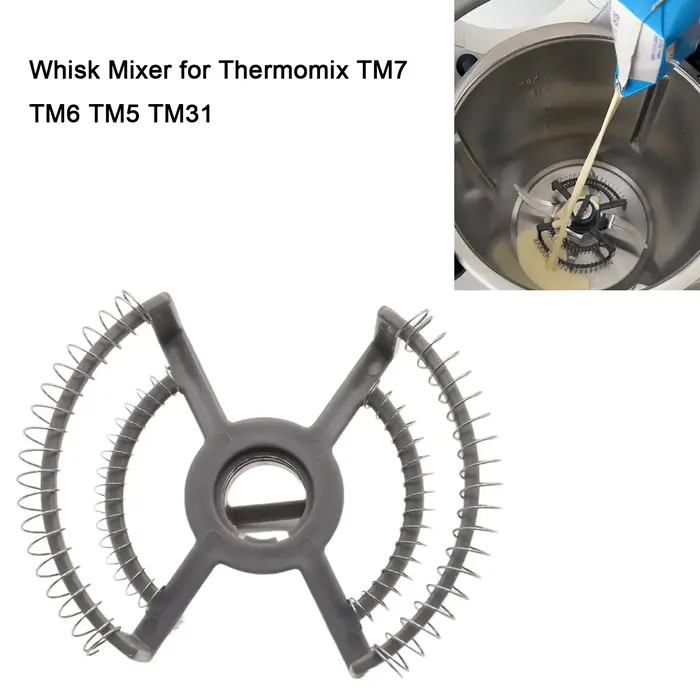 Fouet mélangeur pour Thermomix TM7, mousseur à lait TM6 TM5 TM31 universel