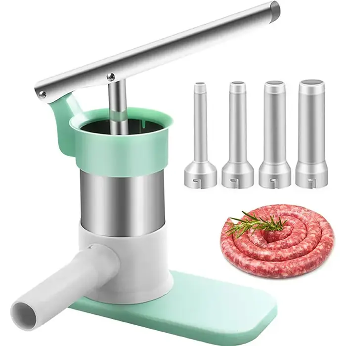 Machine de remplissage de saucisses avec 4 Tubes de farce