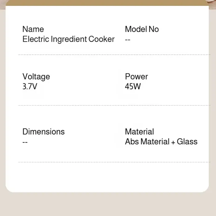 Hachoir Électrique Sans Fil pour Ail et Viande - Mini