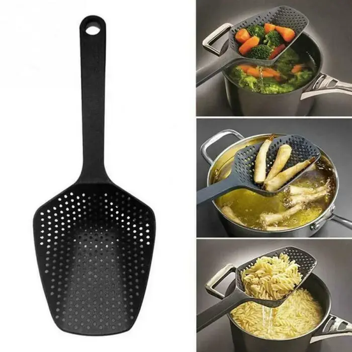 Pelles de cuisine créatives, passoire alimentaire, Gadgets de vidange, grande passoire, filtre à soupe, accessoires de cuisine ménagers