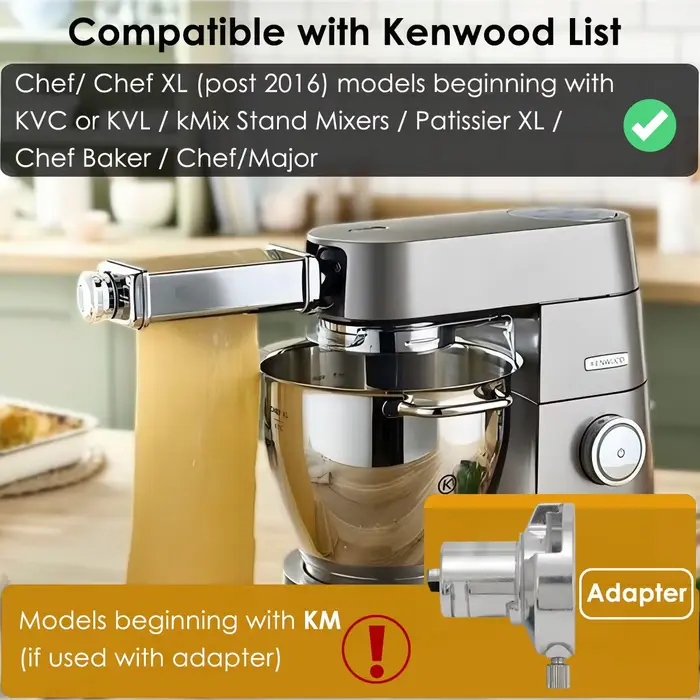 Accessoire à nouilles en acier inoxydable SUS304 pour Kenwood
