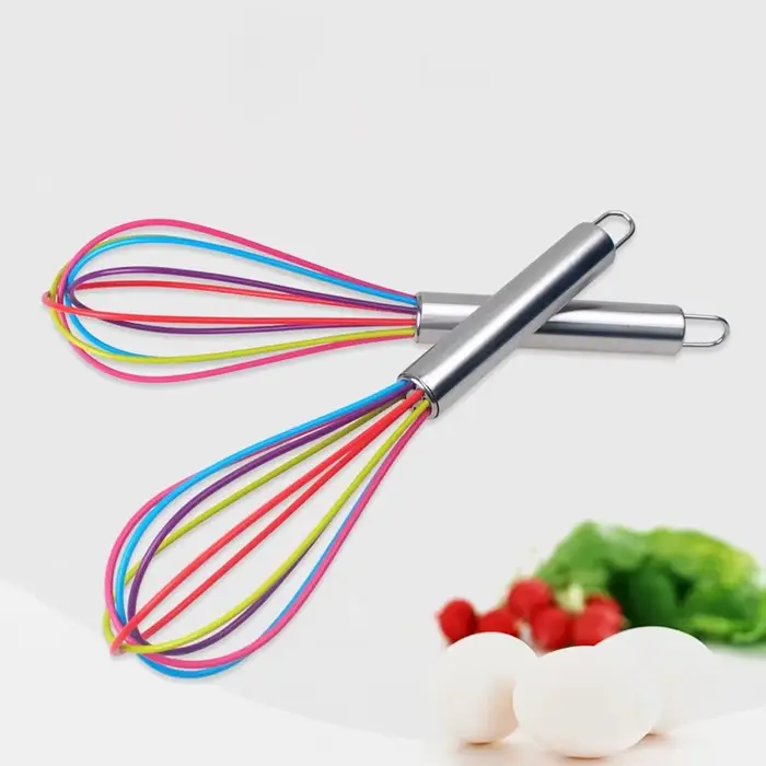 Fouet en Silicone, ustensile de cuisine polyvalent