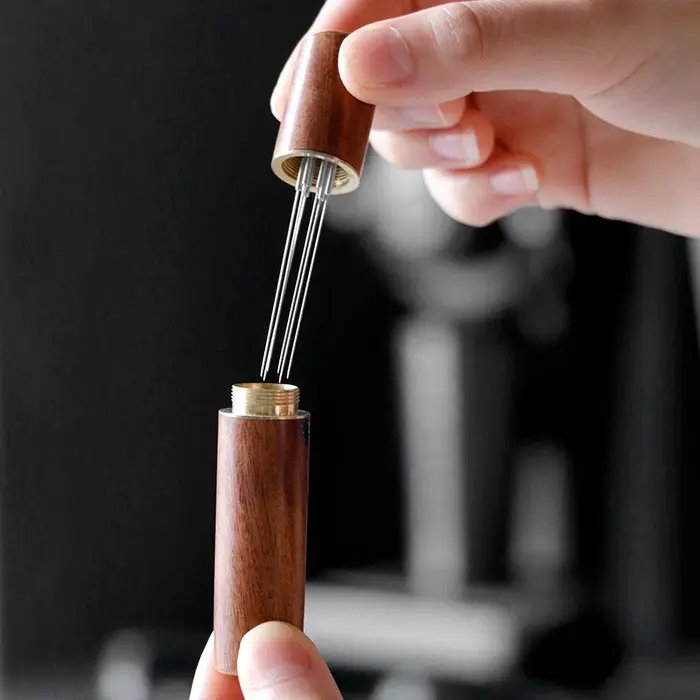 Doseur de poudre de café en acier inoxydable