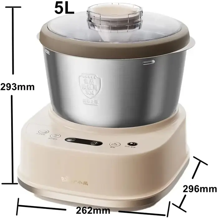 Machine à pétrir la pâte 220V 5L 7L, mélangeur électrique pour farine et pain, machine à fermenter
