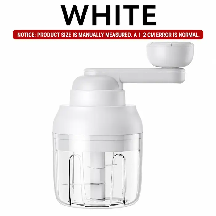 Hachoir manuel 250 ml, presse-ail rotative, hachoir à viande, mixeur, facile à nettoyer, gadgets de 