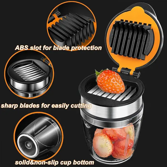 Harvey-Mini coupe-fruits en acier inoxydable