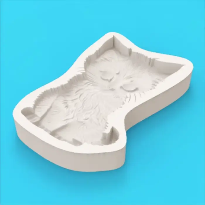 Moule en silicone chaton mignon