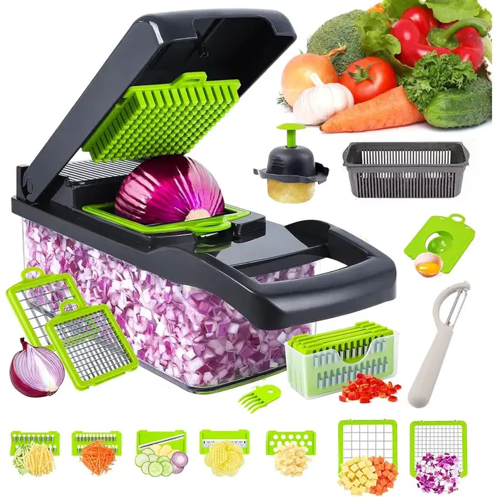 Trancheuse professionnelle de type hachoir de cuisine 16X1