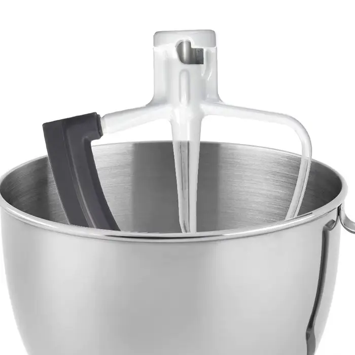 Palette de mélangeur pour batteur à bord flexible KitchenAid KFE5T 4.5-5QT pour mélangeurs sur socle à tête inclinable