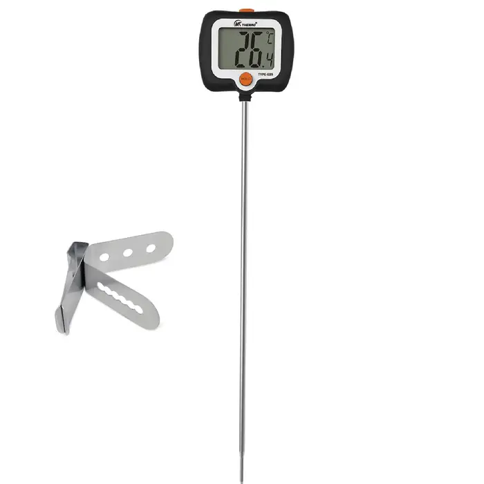 Thermomètre alimentaire numérique -300 ° C/572 ° Sonde en acier inoxydable 304