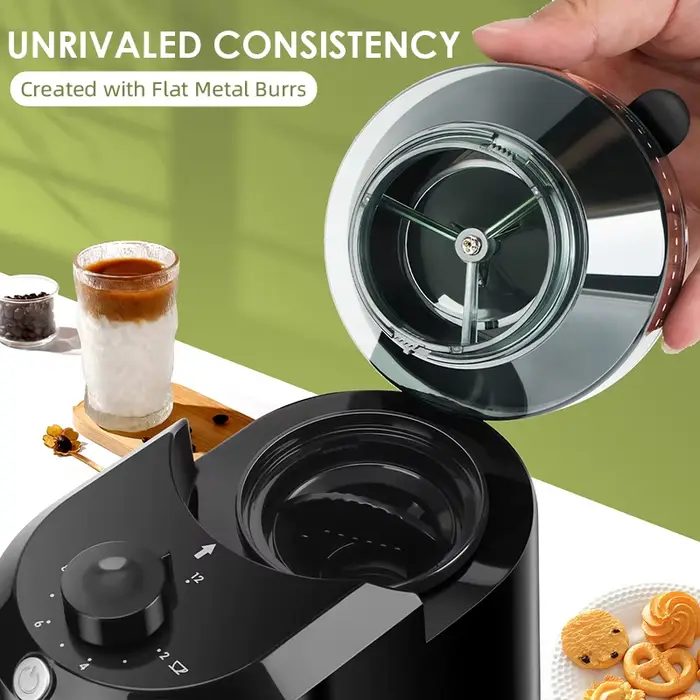 Wancle – moulin à café électrique réglable, broyage de grains de café conique avec 28 réglages de br