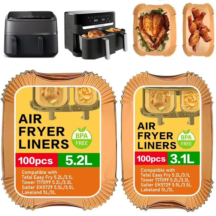 Papier parchemin pour friteuse à air