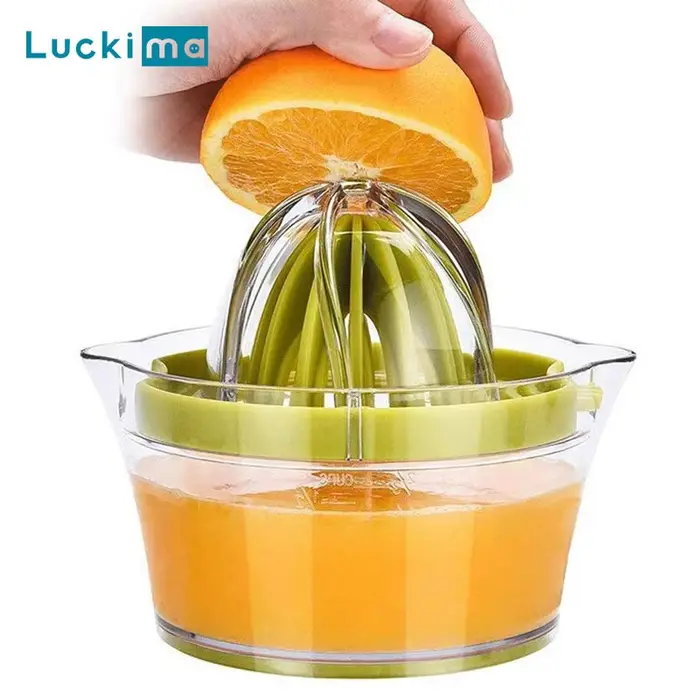 Presse-fruits manuel multifonctionnel avec tasse à mesurer intégrée