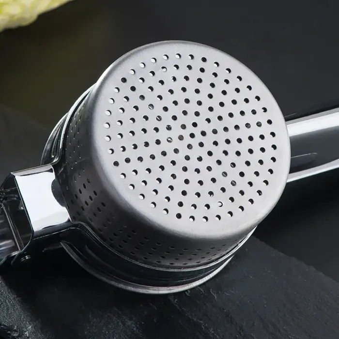 Extracteur d'eau de légumes manuel en acier inoxydable