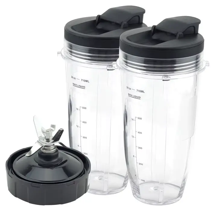 Mélangeur pour Ninja, Standard avec To-Go Veds, Lame flacon à 7 ailettes, Auto IQ, 2, 24Oz