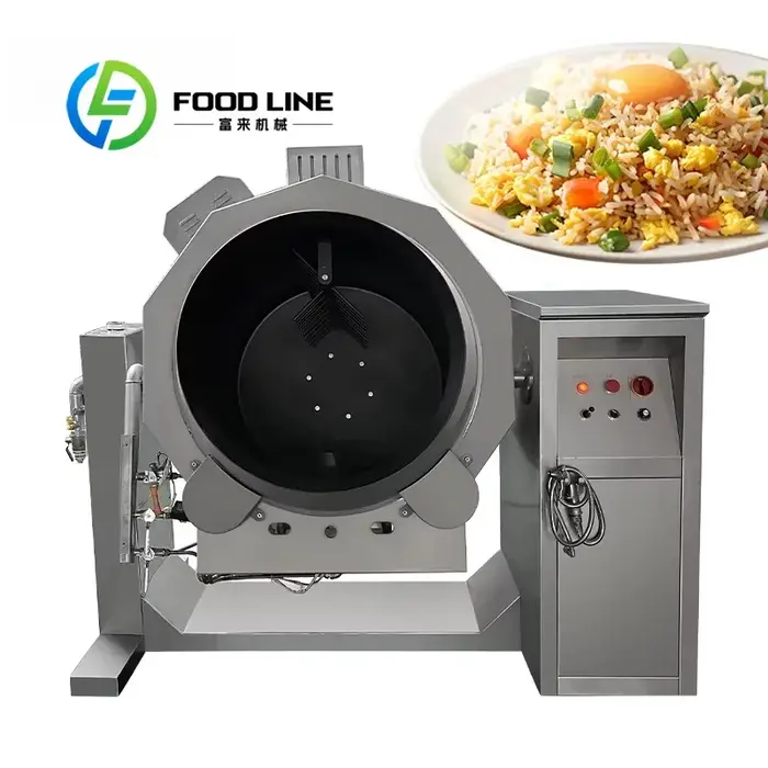 Robot de cuisine commercial en acier inoxydable