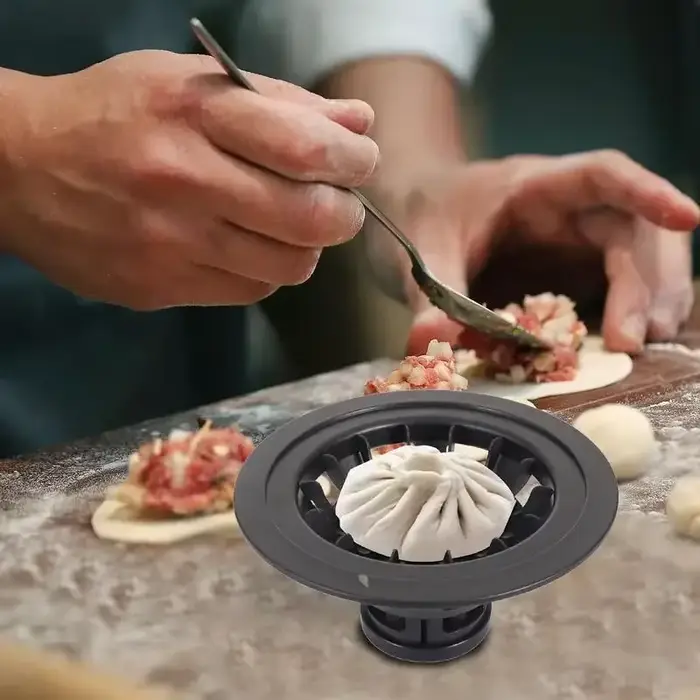 Offre spéciale Gadget de cuisine bricolage pâtisserie tarte boulette fabricant petits pains moule outils de cuisson