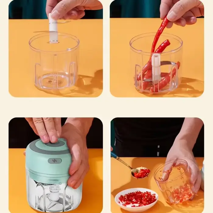 Mini hachoir à ail électrique 250 ml
