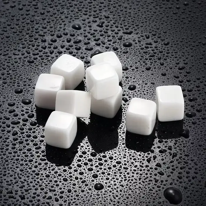 6 pièces pierres à Whisky soufflant glaçon refroidisseur réutilisable Whisky glace pierre Whisky roc