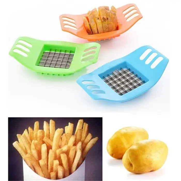 Coupe-pommes de terre frites en acier inoxydable
