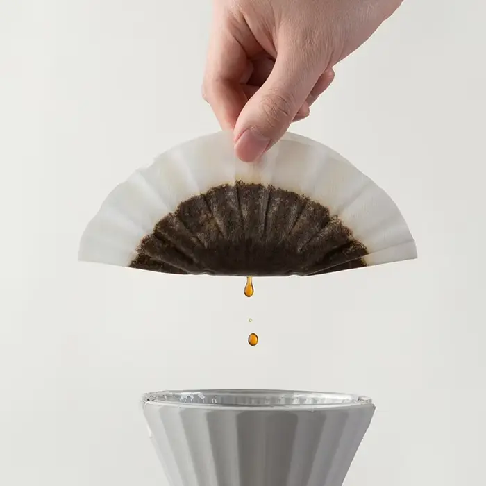 Papier filtre à café YRP 50 feuilles 1-2 tasses 3-4 tasses filtre en papier # 155 # 185 Pour Over Co