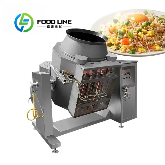 Robot de cuisine commercial en acier inoxydable, machine automatique pour restaurant, cuisine, gain