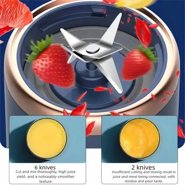 Mixeur portable pour jus de fruits