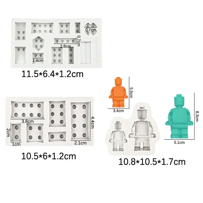 Moule Robot en Silicone pour Fondant au chocolat