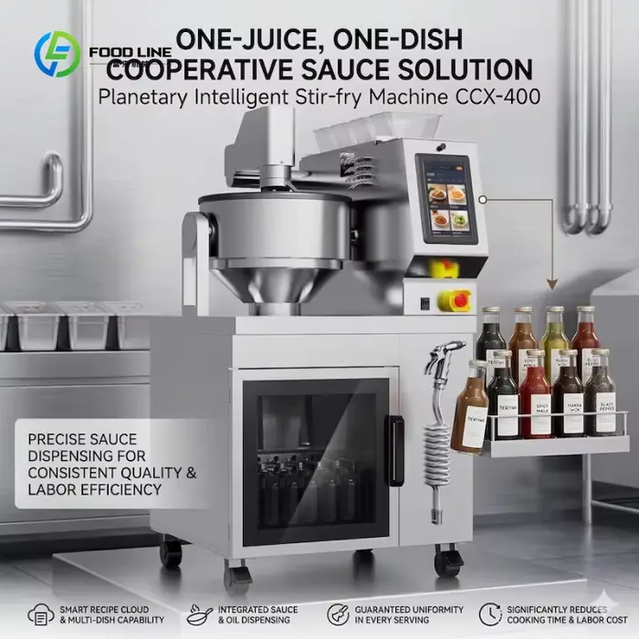 Robot de cuisine intelligent multifonctionnel personnalisé AI Chef pour restaurant et cuisine domest