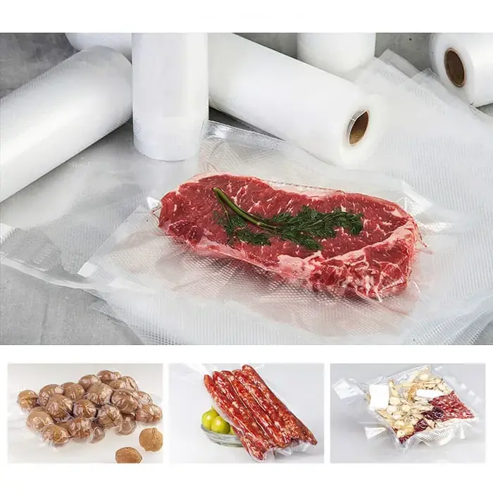 Sacs sous Vide alimentaires pour Sous Vide, sac d'emballage pour scelleuse sous vide, viande, Fruits