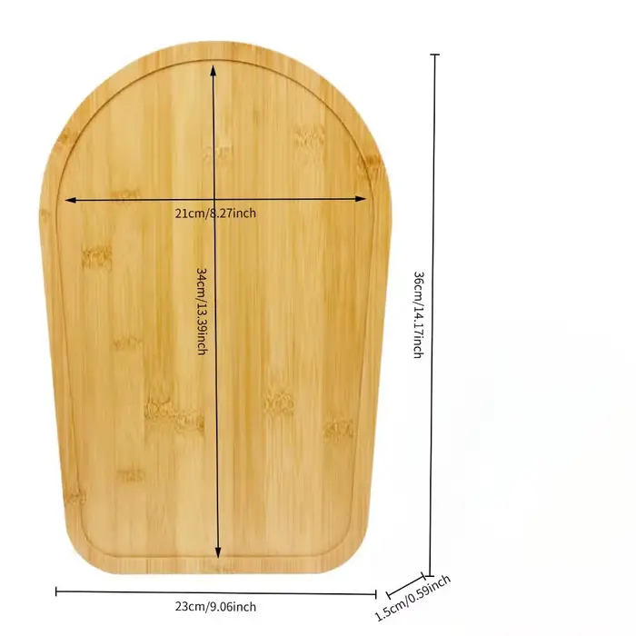 Tapis de déplacement en bambou pour mixeur avec 4 glissières
