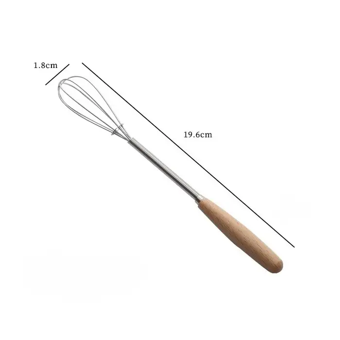 Fouet avec manche en bois massif