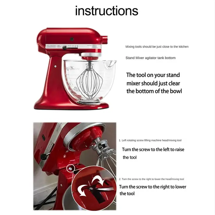 2X pour mélangeur Kitchenaid pour Kitchenaid 4