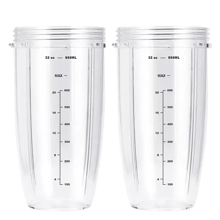 Paquet de 2 gobelets de mélangeur pour tasse de jus Nutribullet