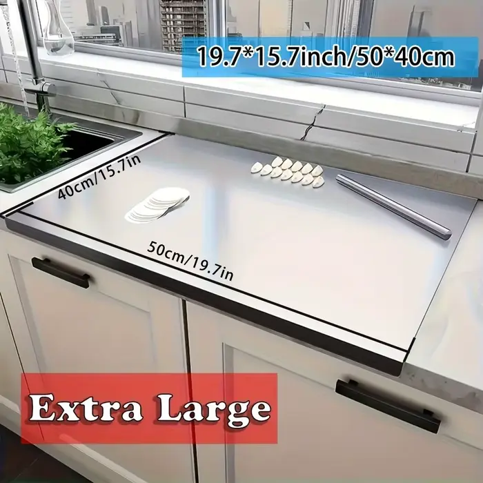 Planche à découper en acier inoxydable