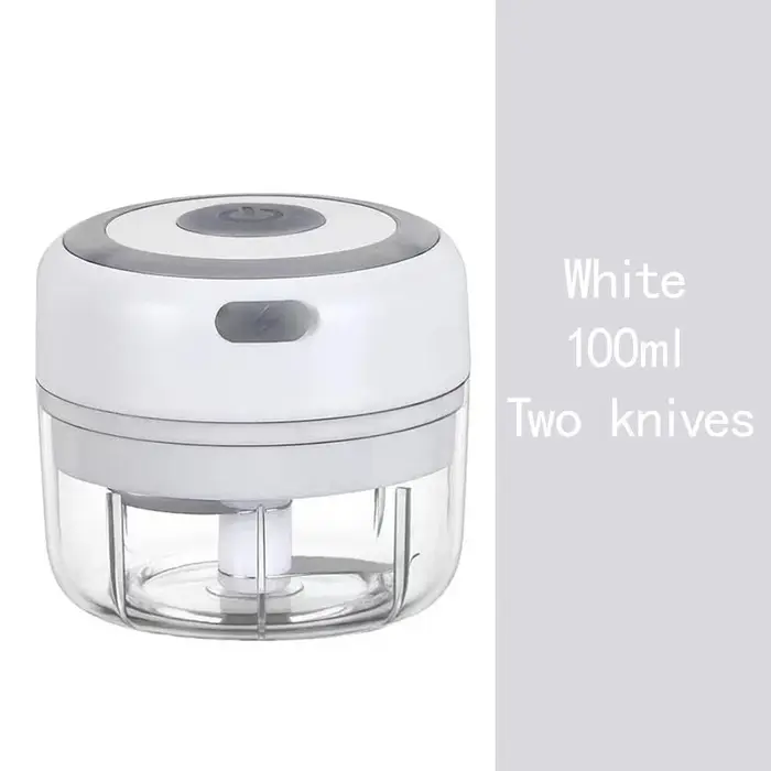 Hachoir à ail électrique multifonctionnel 100/250mL, broyeur de légumes Portable, mélangeur d'oignon