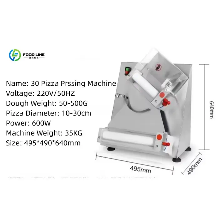 Rouleau à pâte à pizza professionnel