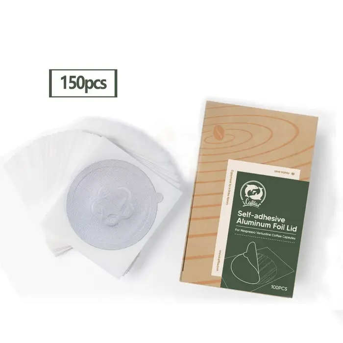 Icafilas jetable Nespresso Vertuo café Capsule joint feuilles d'aluminium crème