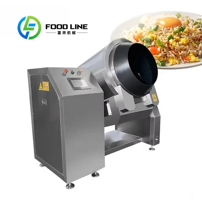 Robot de cuisine commercial en acier inoxydable