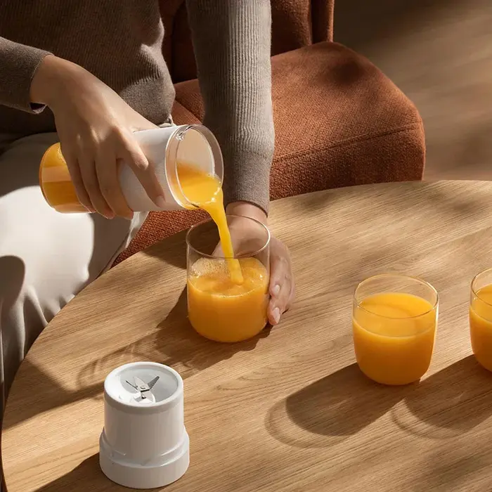 Mixeur Portable MIJIA 2 en 1 : Extracteur de Jus Électrique et Robot Culinaire pour Fruits et Légumes à Domicile