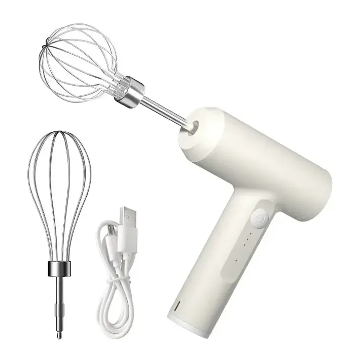 Batteur à oeufs électrique fouet alimentaire portable Rechargeable 3 vitesses batteur à oeufs pâte d