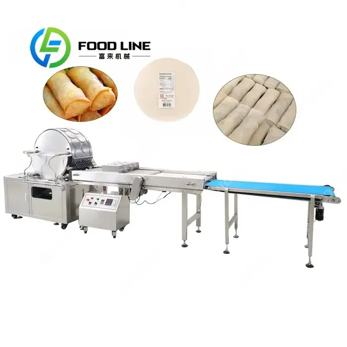 Machine automatique de fabrication de crêpes et de feuilles de crêpes