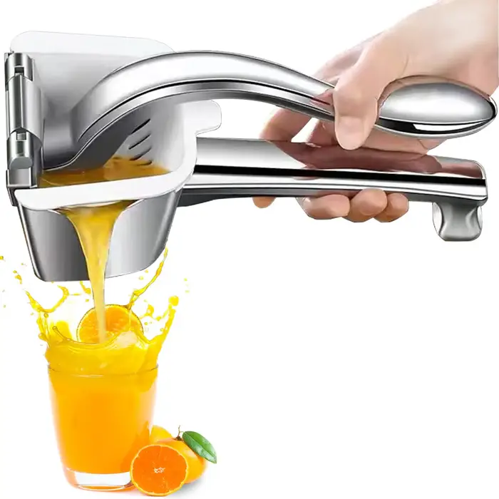 Presse-jus manuel en acier inoxydable, Gadget de cuisine 304 pour la séparation du jus de grenade et