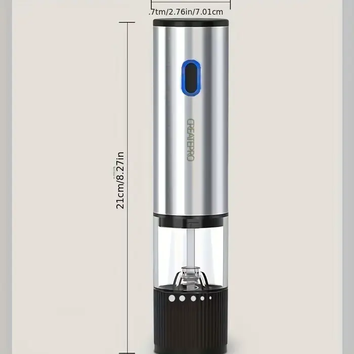 Moulin à sel et à poivre électrique automatique rechargeable