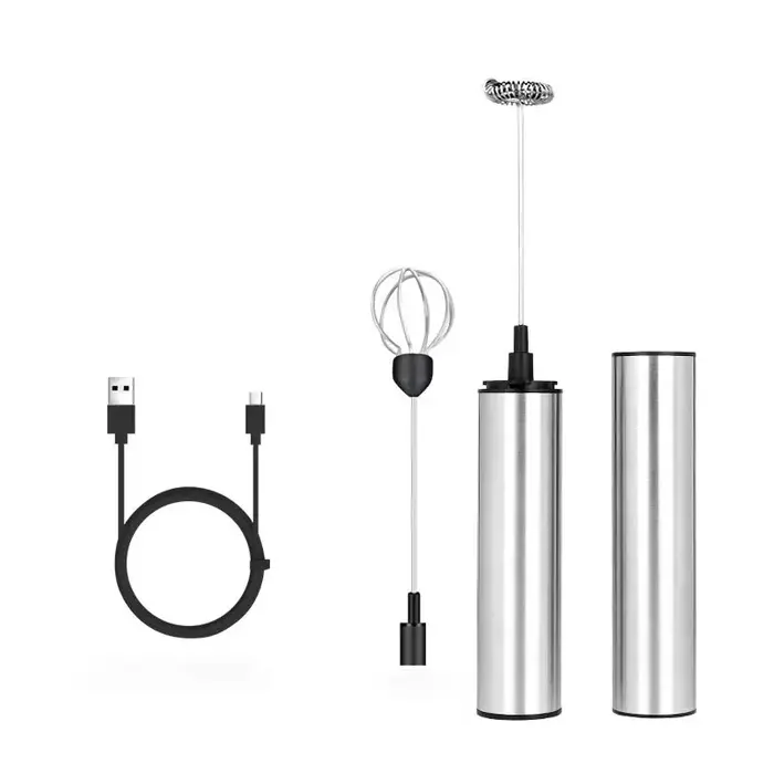 Mini mousseur à lait électrique portable aste par USB, mélangeur à café, batteur à œufs, mousseur de